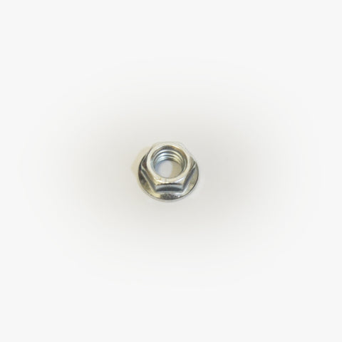 Nut-Hex .38-16 Plated Flanged Serrated Washer Head